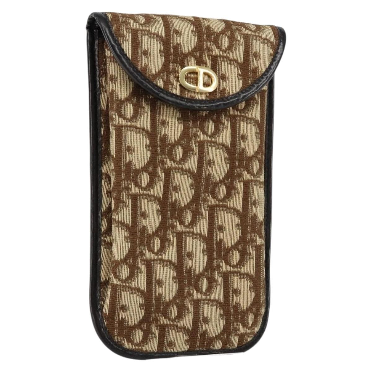 Christian Dior Trotter pouch Canvas, BEIGE, CANVAS, Clutche & pouche