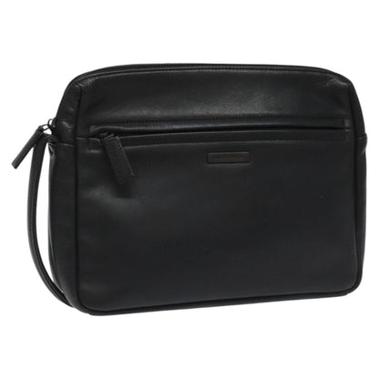 Balenciaga Vintage Pouch Leather, BLACK, LEATHER, Clutche & pouche