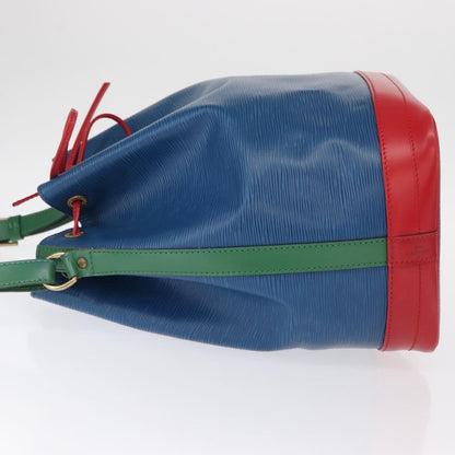 Louis Vuitton Tricolor Noe Handbag Epi Leather, BLUE, LEATHER, Shoulder bag