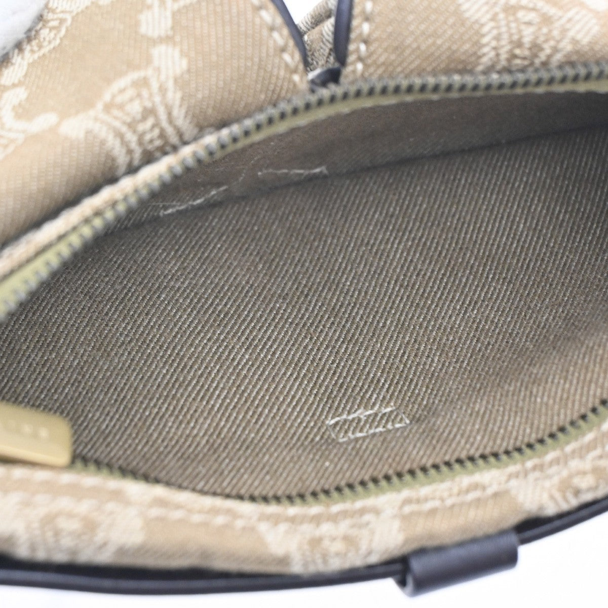 Celine Bum Bag Canvas with Leather, BROWN, CANVAS, Clutche & pouche