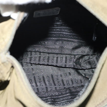 Prada Buckle Messenger Bag Tessuto, KHAKI, NYLON, Shoulder bag