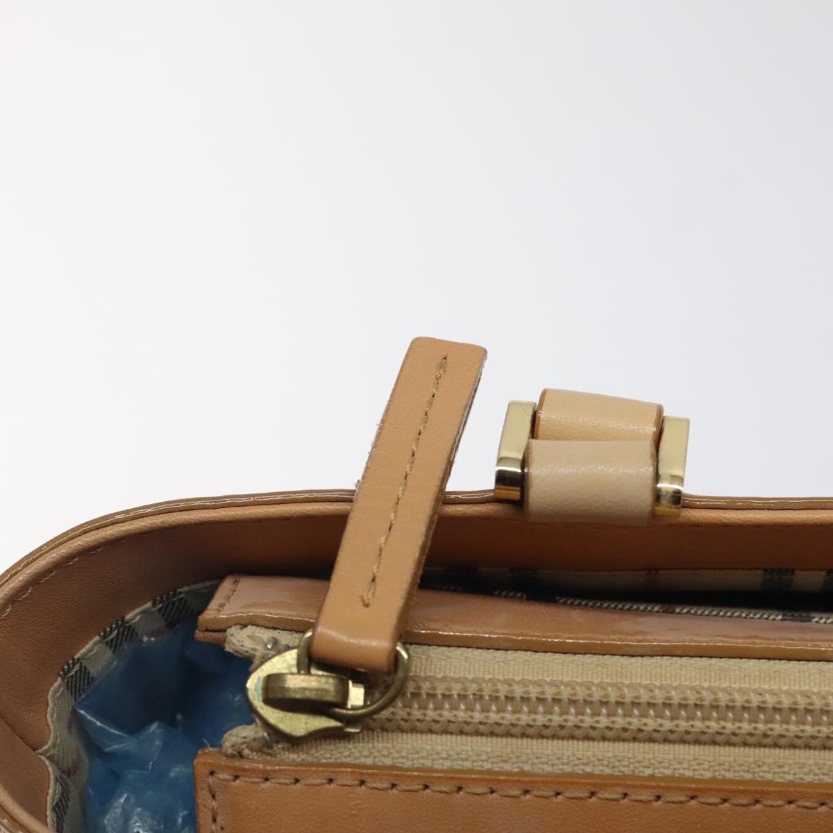 Burberry Vintage Handbag Leather, BEIGE, LEATHER, Handbag