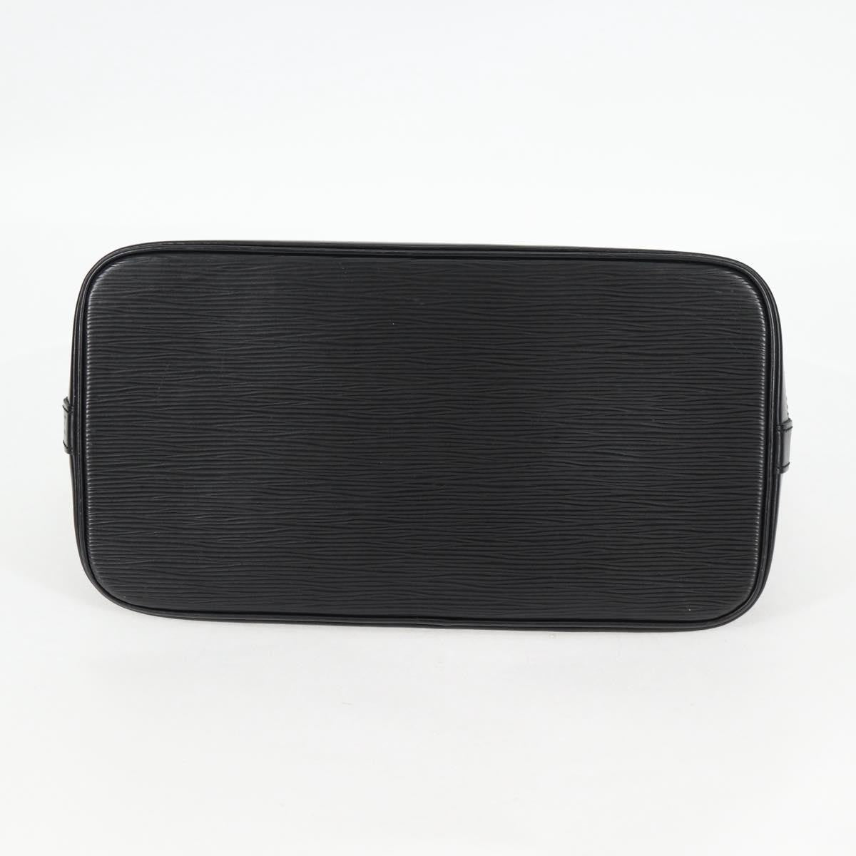 Louis Vuitton Alma Handbag Epi Leather, BLACK, LEATHER, Handbag