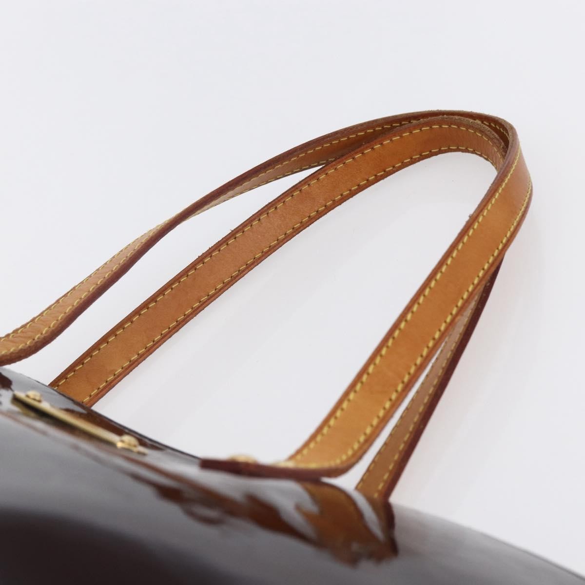 Louis Vuitton Bellevue Handbag Monogram Vernis, PURPLE, PATENT_LEATHER, Tote bag