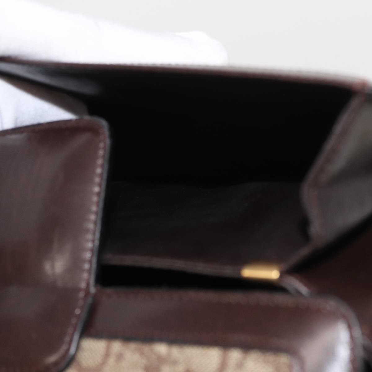 Celine Vintage Horse Carriage C Macadam Shoulder Bag Canvas and Leather, BEIGE, CANVAS, Shoulder bag