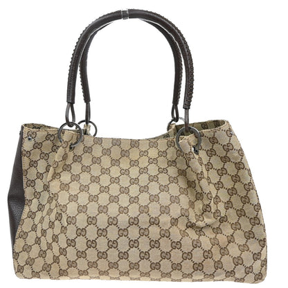 Gucci Vintage tote GG Canvas, BROWN, CANVAS, Tote bag