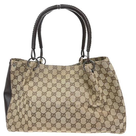 Gucci Vintage tote GG Canvas, BROWN, CANVAS, Tote bag