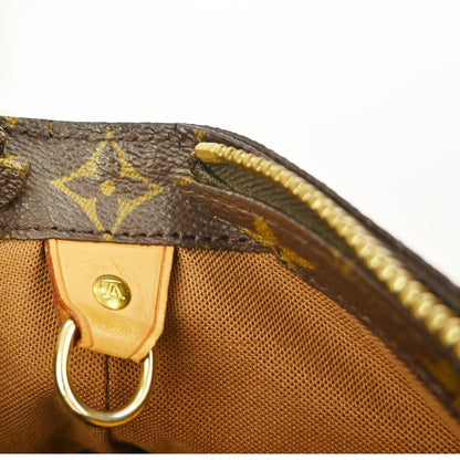 Louis Vuitton Cabas Mezzo Monogram Canvas, BROWN, CANVAS, Tote bag