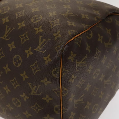 Louis Vuitton Keepall Bag Monogram Canvas, BROWN, CANVAS, Travel bag