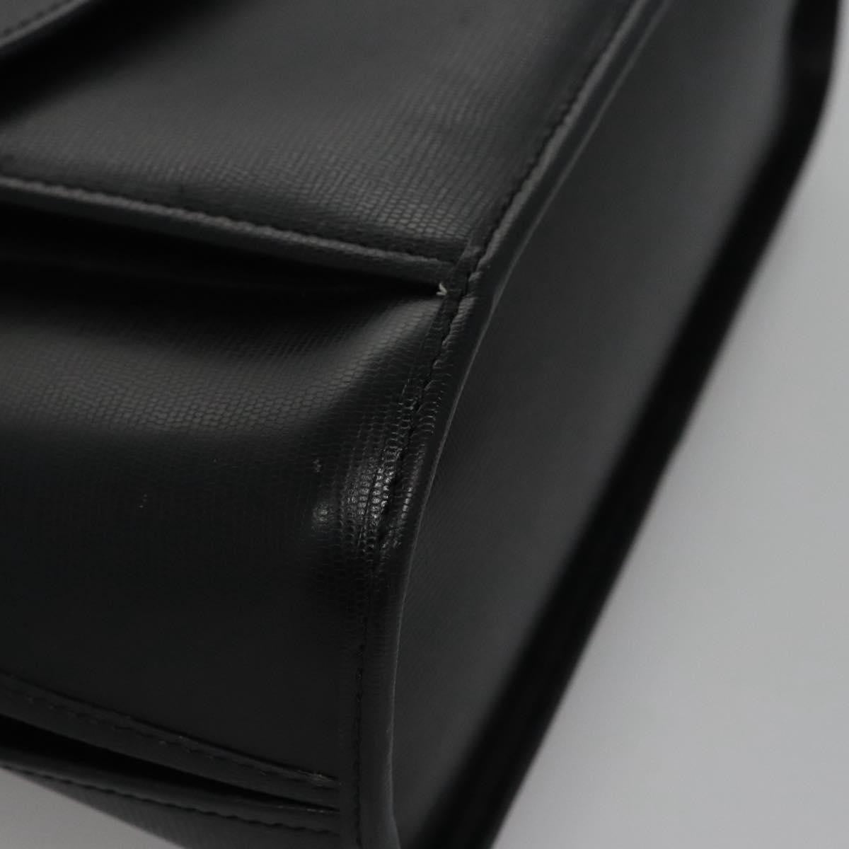 Celine Circle Logo Handbag Leather, BLACK, LEATHER, Handbag