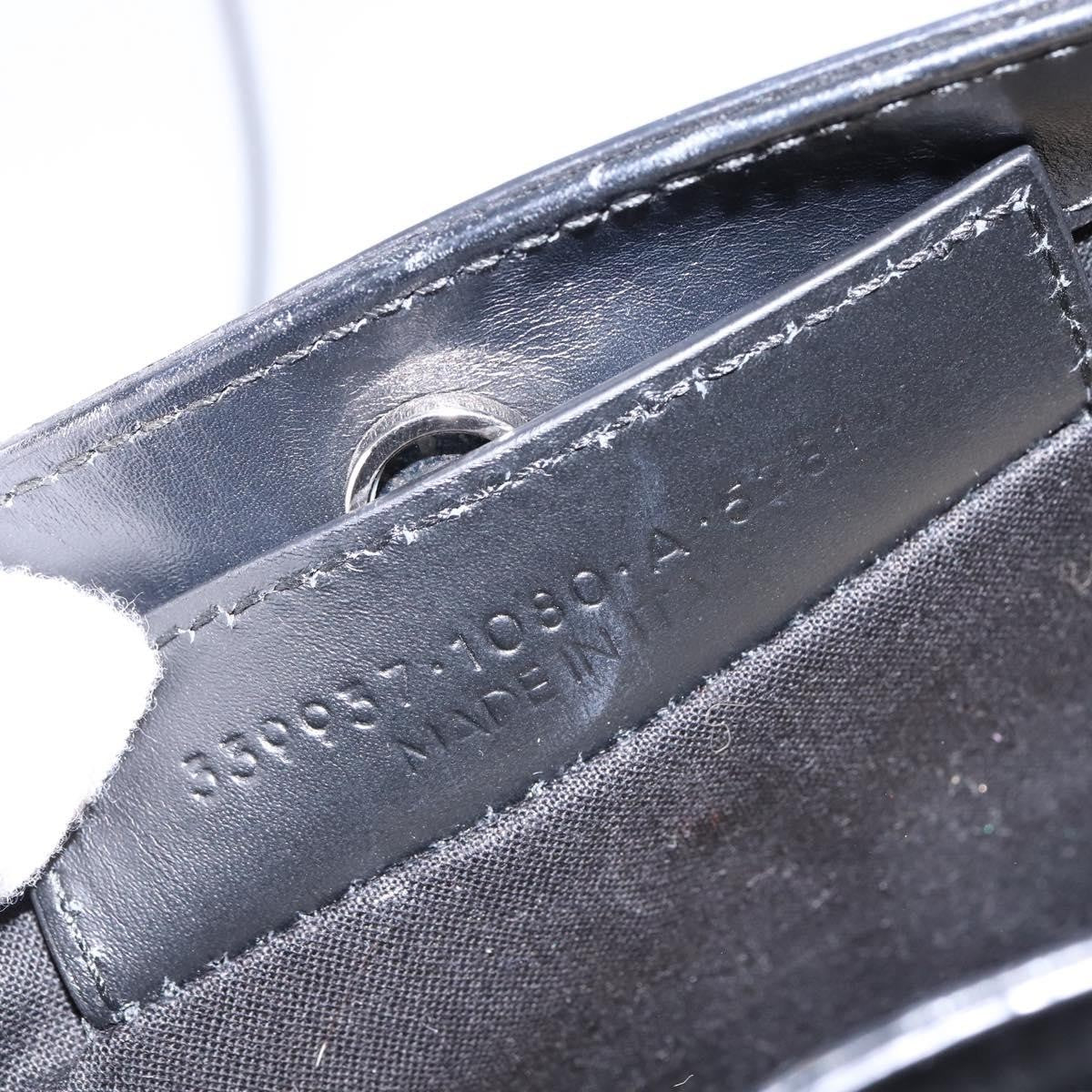 Balenciaga Navy Pochette Canvas and Leather, WHITE, CANVAS, Clutche & pouche