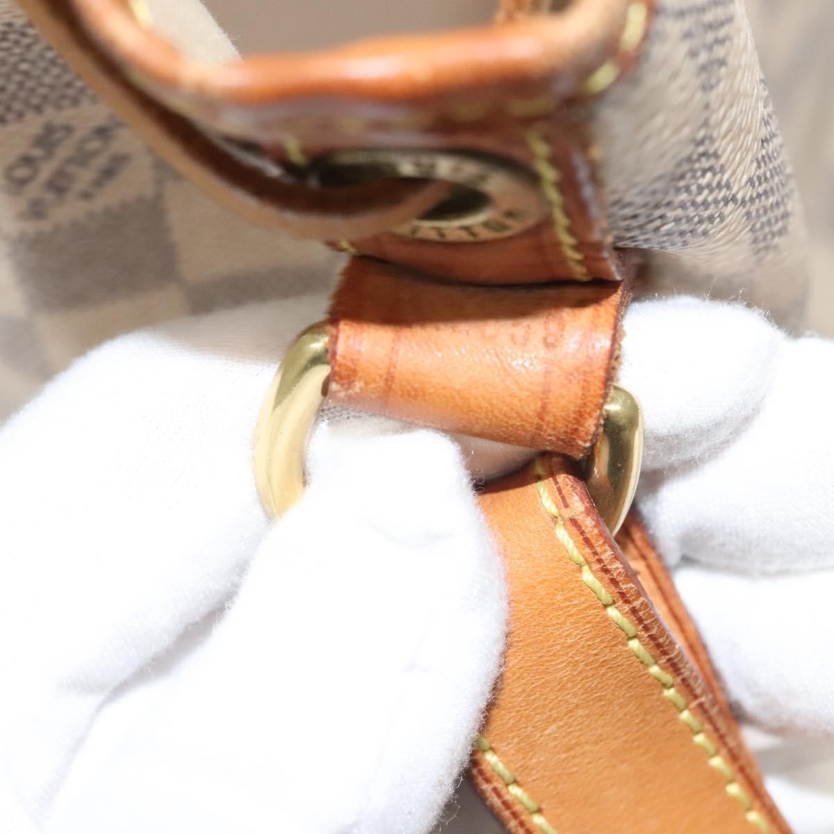 Louis Vuitton Noe Handbag Damier, WHITE, CANVAS, Handbag