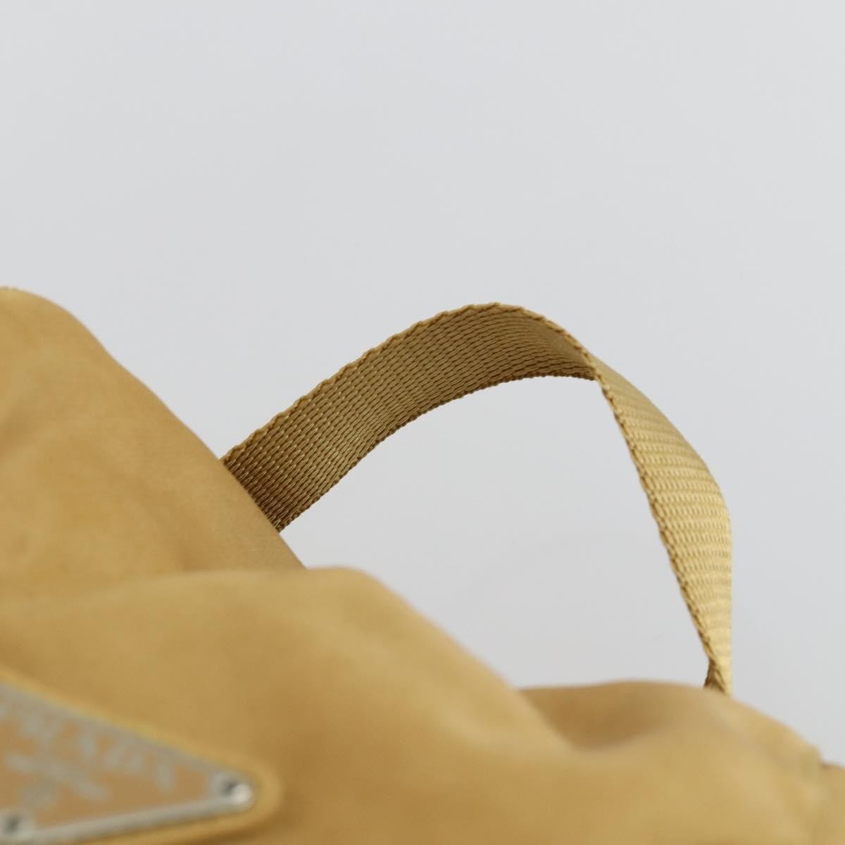 Prada Double Front Pocket Backpack Tessuto, BEIGE, NYLON, Backpack