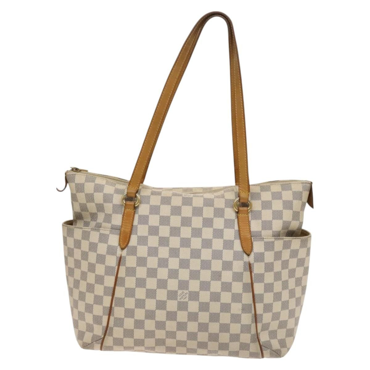 Louis Vuitton Totally Handbag Damier azur, BLUE, CANVAS, Tote bag