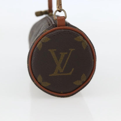 Louis Vuitton Papillon Pochette Monogram Canvas, BROWN, CANVAS, Clutche & pouche