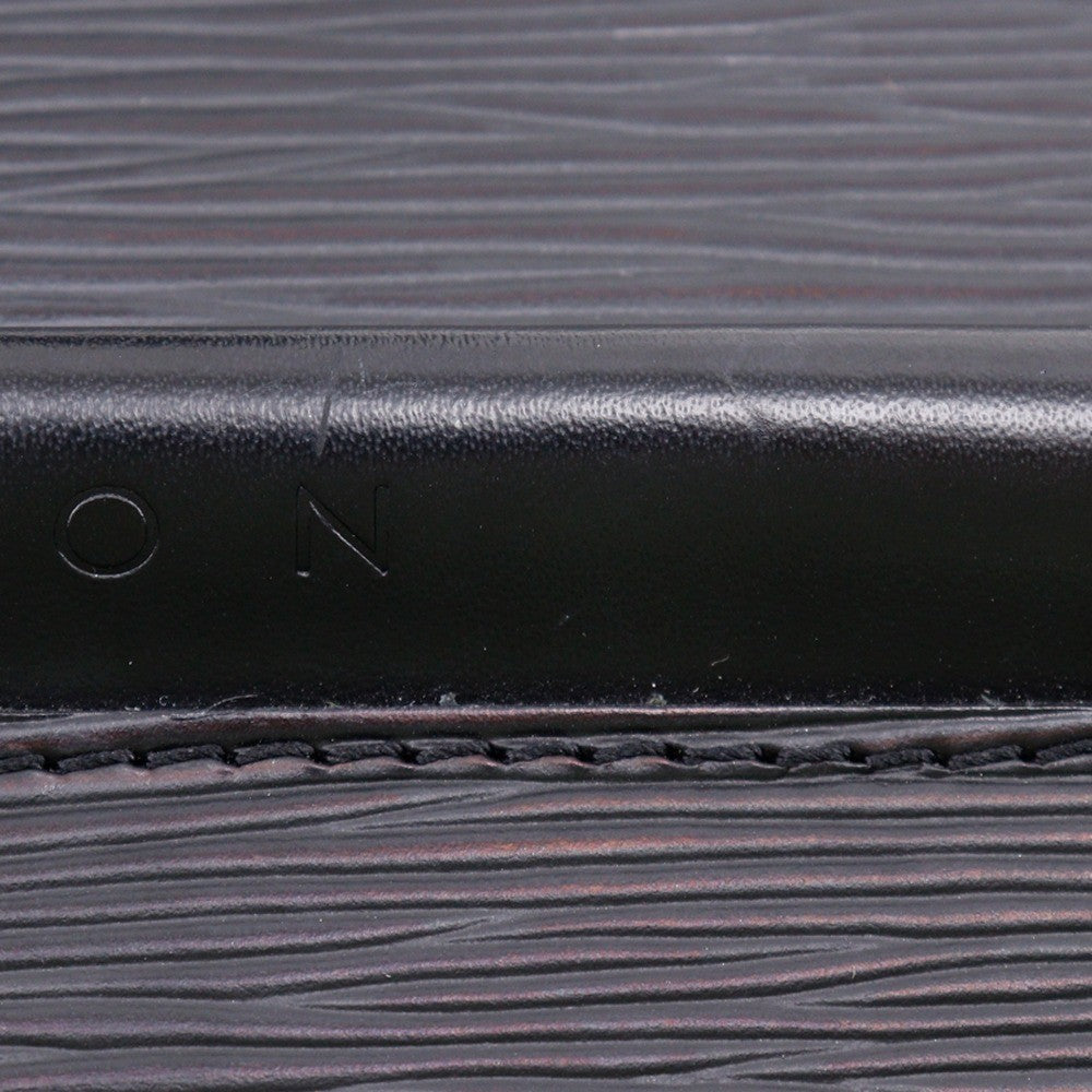 Louis Vuitton Dinard Handbag Epi Leather, BLACK, LEATHER, Shoulder bag