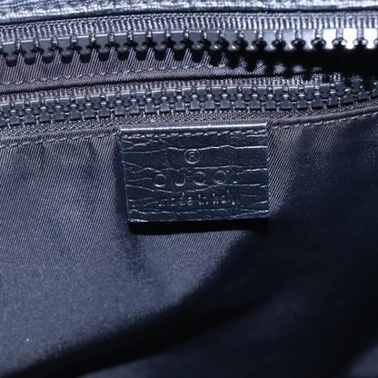 Gucci Convertible Zip Tote GG Canvas, BLACK, PVC, Tote bag
