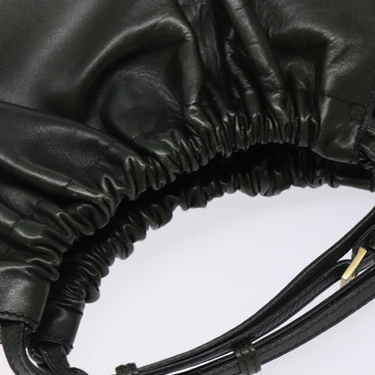 Gucci Vintage Handbag Leather, KHAKI, LEATHER, Handbag