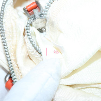 Prada Vintage Zip Handbag Tessuto, ECRU, NYLON, Handbag