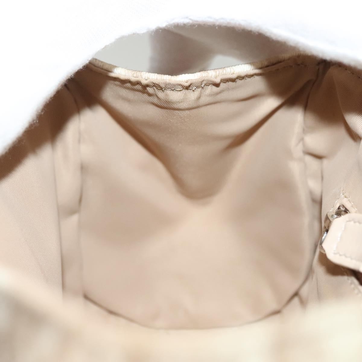 Christian Dior Vintage Trotter Romantique Flap Bag Diorissimo Coated Canvas, BEIGE, CANVAS, Handbag