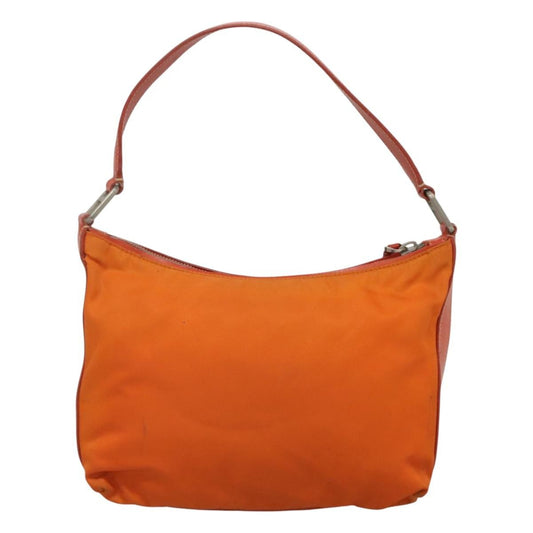 Prada Zip Shoulder Bag Tessuto, ORANGE, NYLON, Shoulder bag