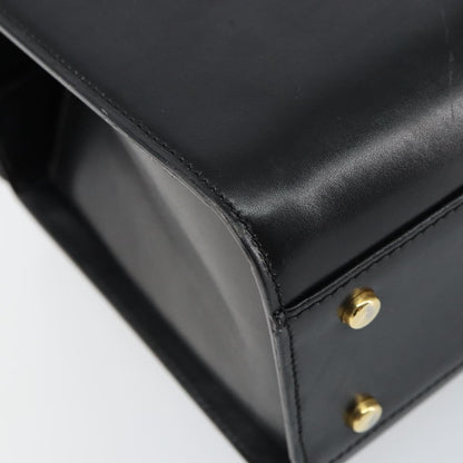 Celine Handbag Leather, BLACK, LEATHER, Handbag