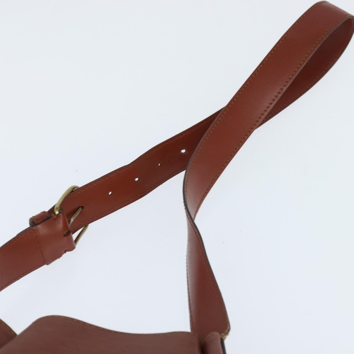 Louis Vuitton Vintage Sac d'Epaule Handbag Epi Leather, BROWN, LEATHER, Shoulder bag