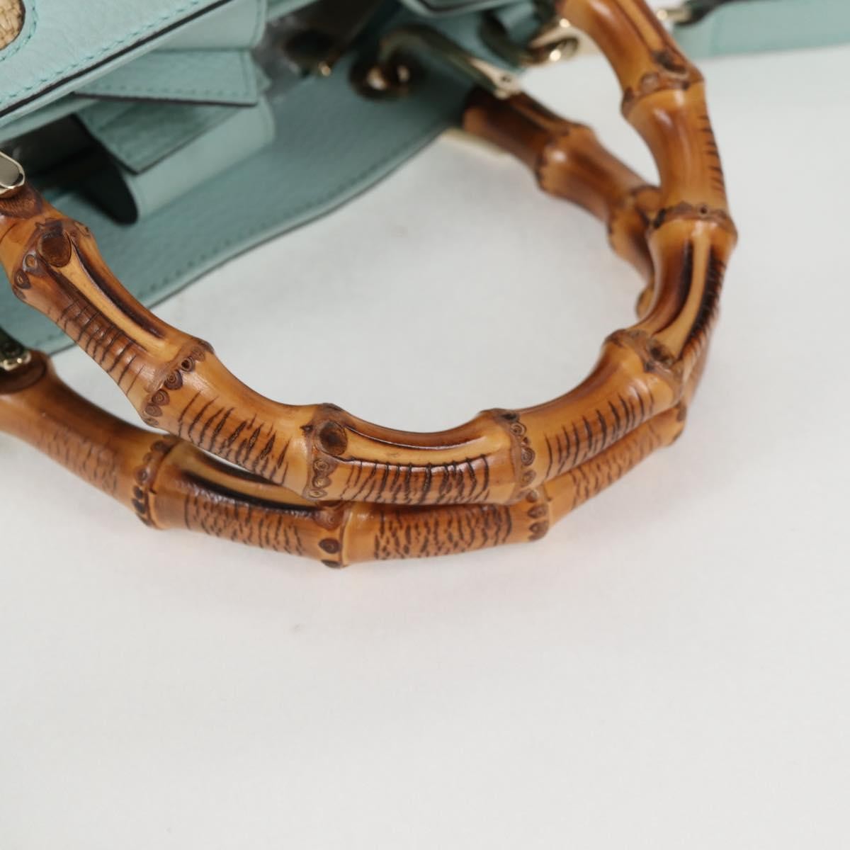 Gucci Bamboo Shopper Tote Straw, BEIGE, WICKER, Tote bag