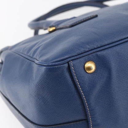 Prada Vintage Handbag Leather, BLUE, LEATHER, Handbag