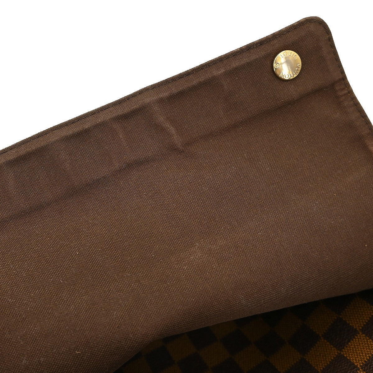 Louis Vuitton Naviglio Handbag Damier, BROWN, CANVAS, Shoulder bag