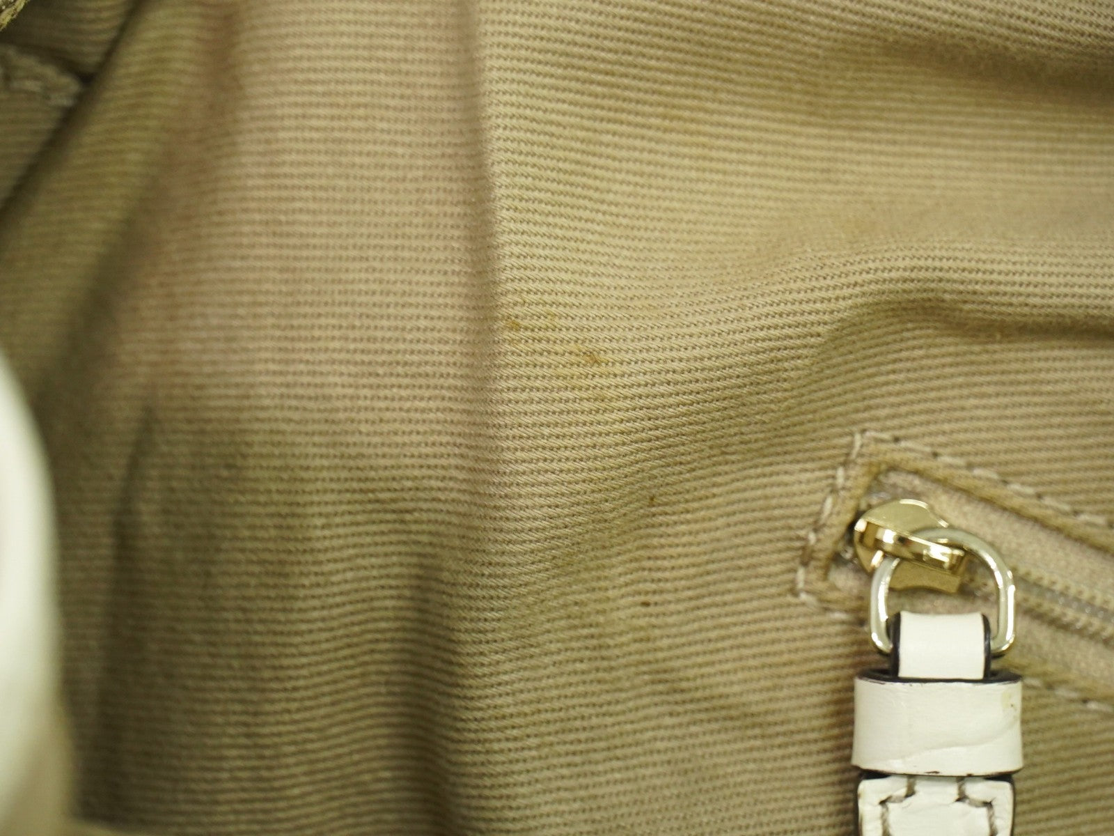 Celine Bittersweet Canvas, BEIGE, CANVAS, Tote bag