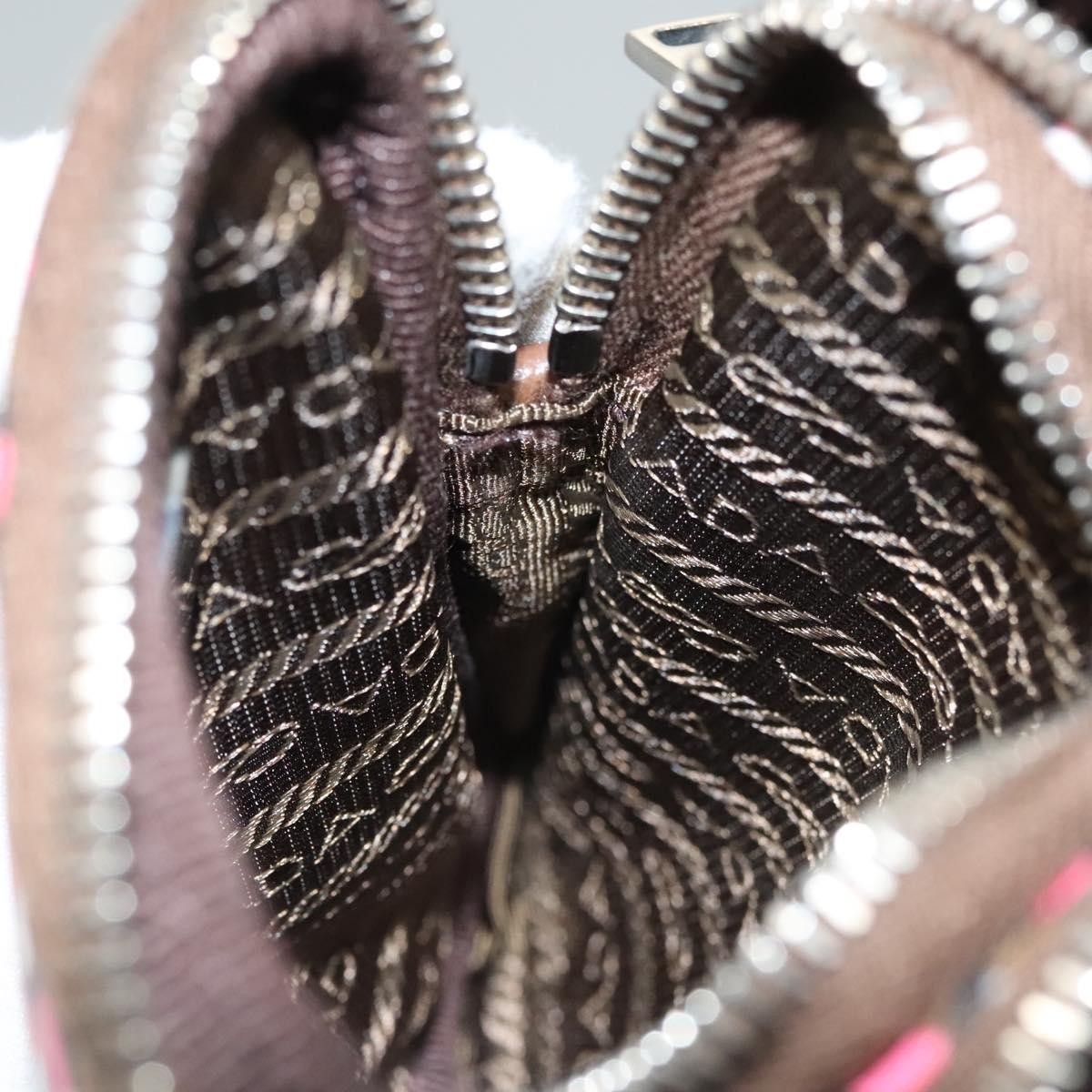 Prada Baguette Shoulder Bag Quilted Tessuto with Leather, BROWN, NYLON, Shoulder bag