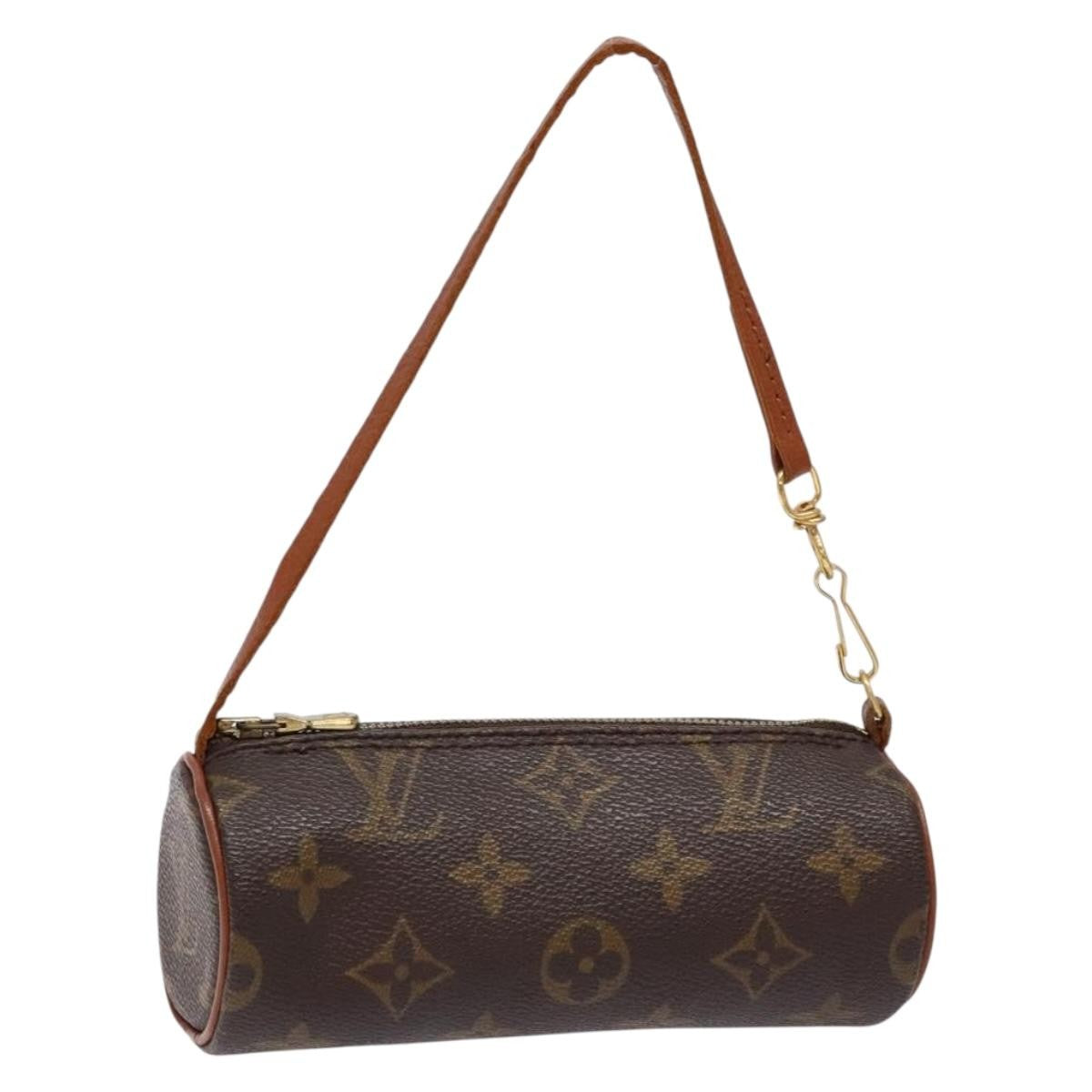 Louis Vuitton Papillon Pochette Monogram Canvas, BROWN, CANVAS, Handbag