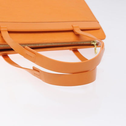 Louis Vuitton Croisette Handbag Epi Leather, ORANGE, LEATHER, Handbag