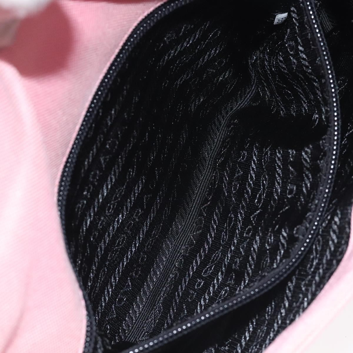 Prada Vintage Shoulder Bag Canvas, PINK, CANVAS, Shoulder bag