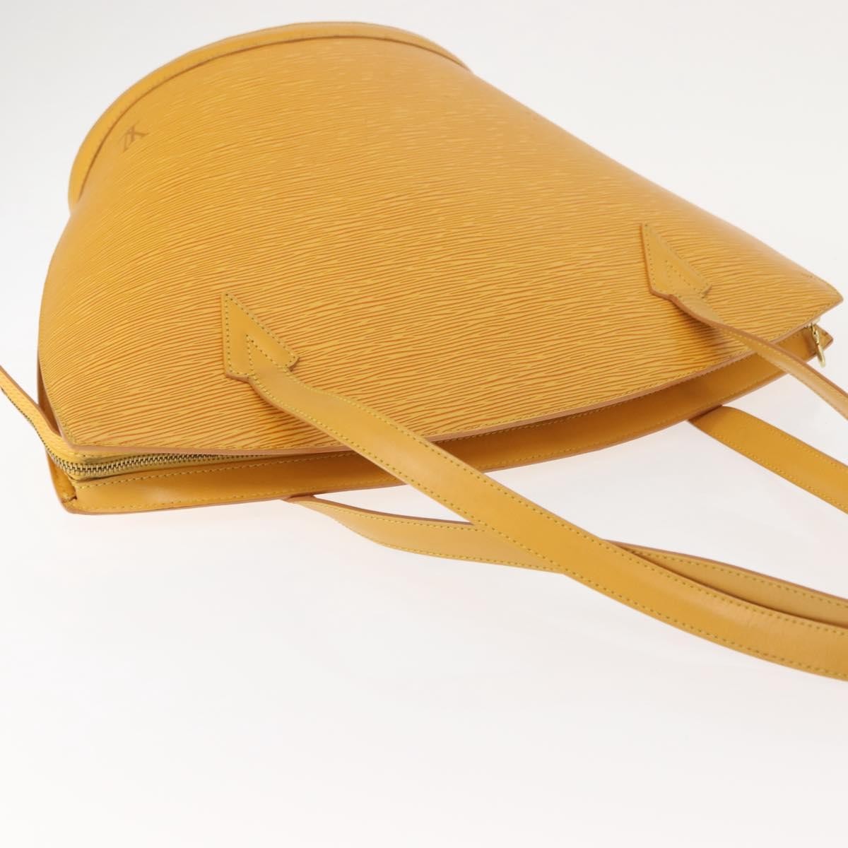 Louis Vuitton Saint Jacques Handbag Epi Leather, YELLOW, LEATHER, Shoulder bag