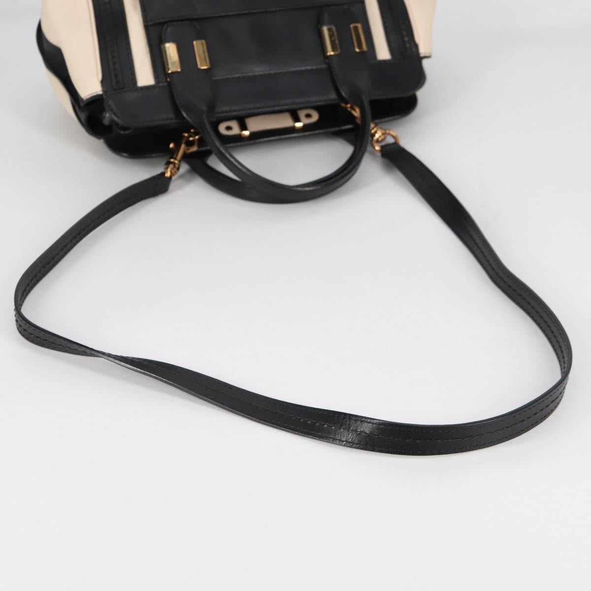 Chloe Alice Satchel Leather, WHITE, LEATHER, Handbag