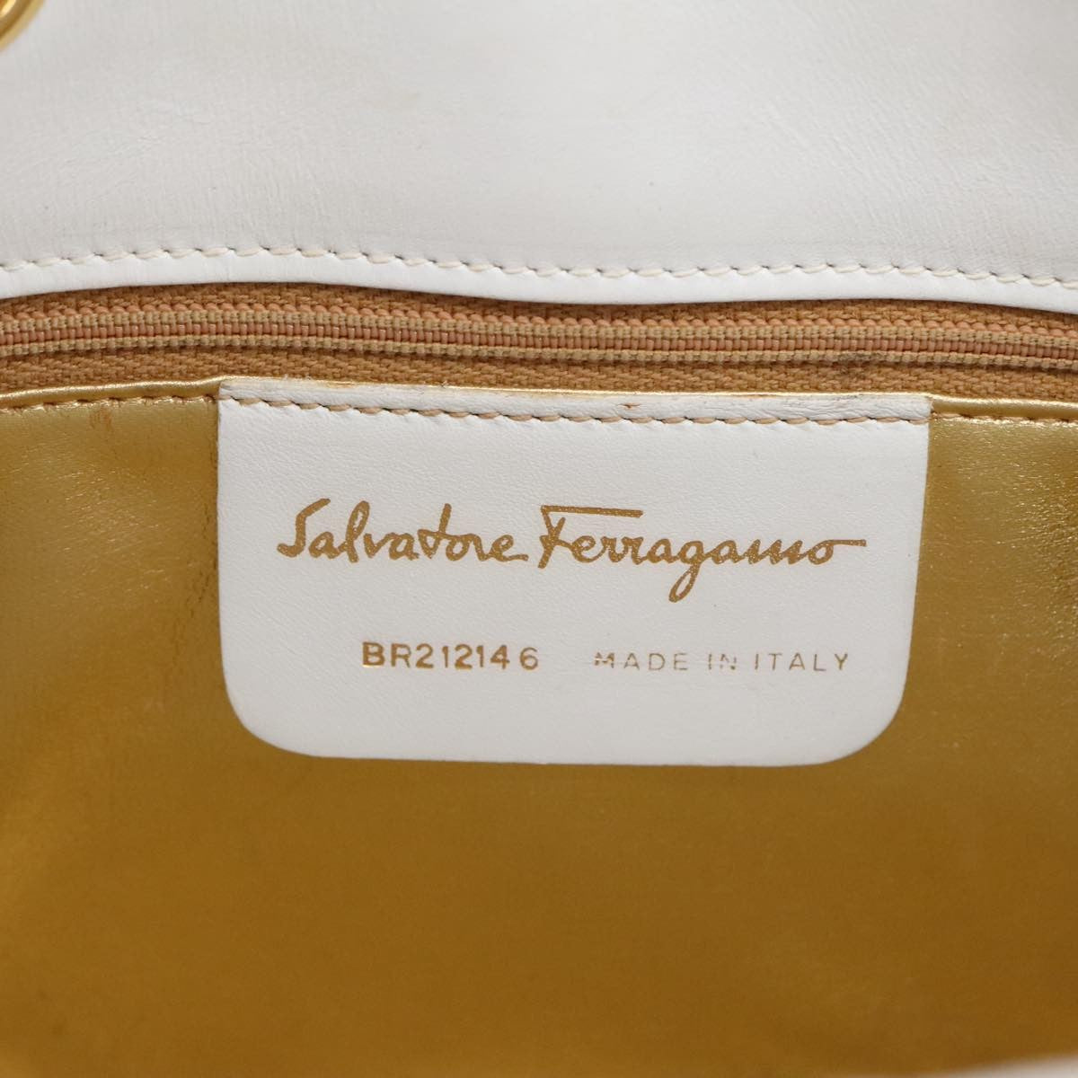 Salvatore Ferragamo Vintage Gancini Top Handle Bag Leather, MULTICOLOUR, LEATHER, Handbag
