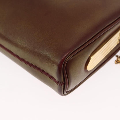 Christian Dior Vintage Shoulder Bag Leather, RED, LEATHER, Shoulder bag