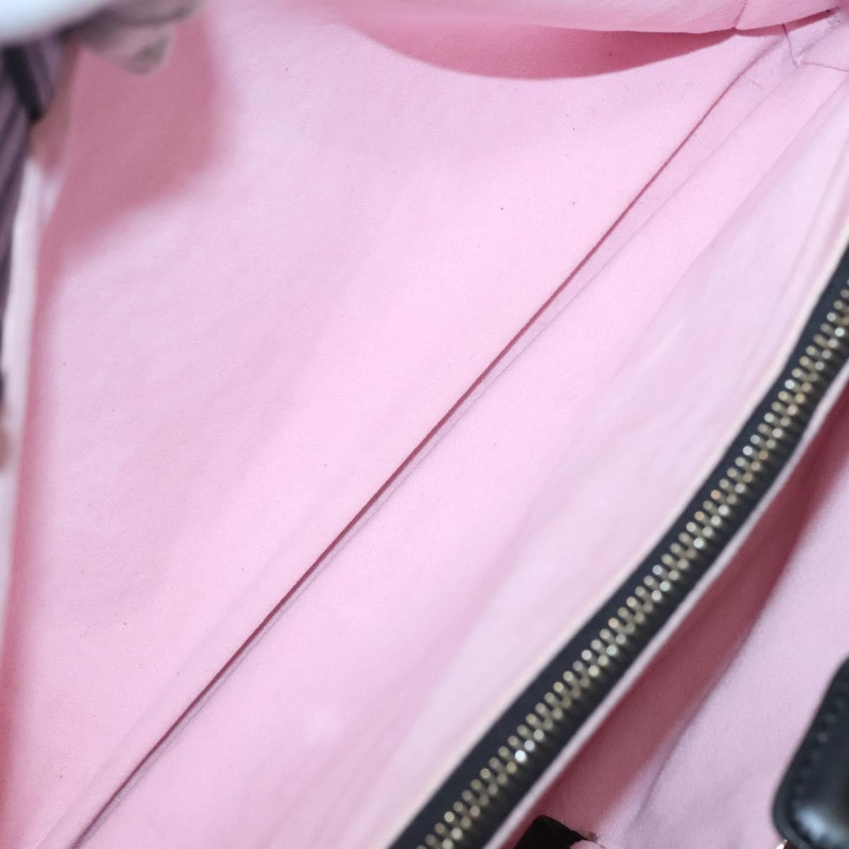 Bally Vintage Handbag Quilted Leather, BLACK, LEATHER, Handbag