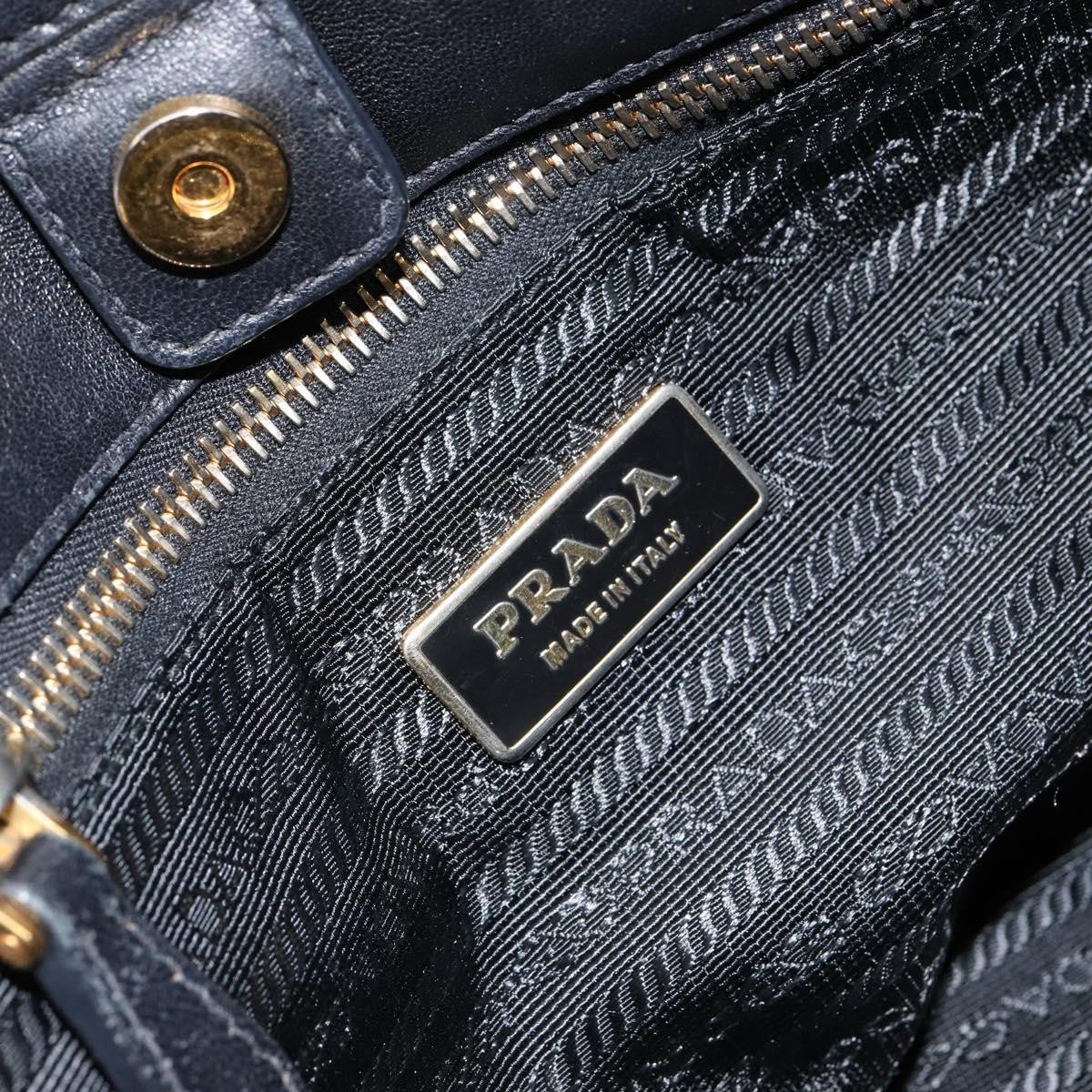 Prada Vintage Handbag Tessuto, BLACK, NYLON, Handbag