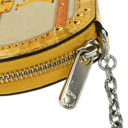 Louis Vuitton Porte Monnaie Coin Purse Limited Edition Monogram Cerises, BEIGE, LEATHER, Wallets