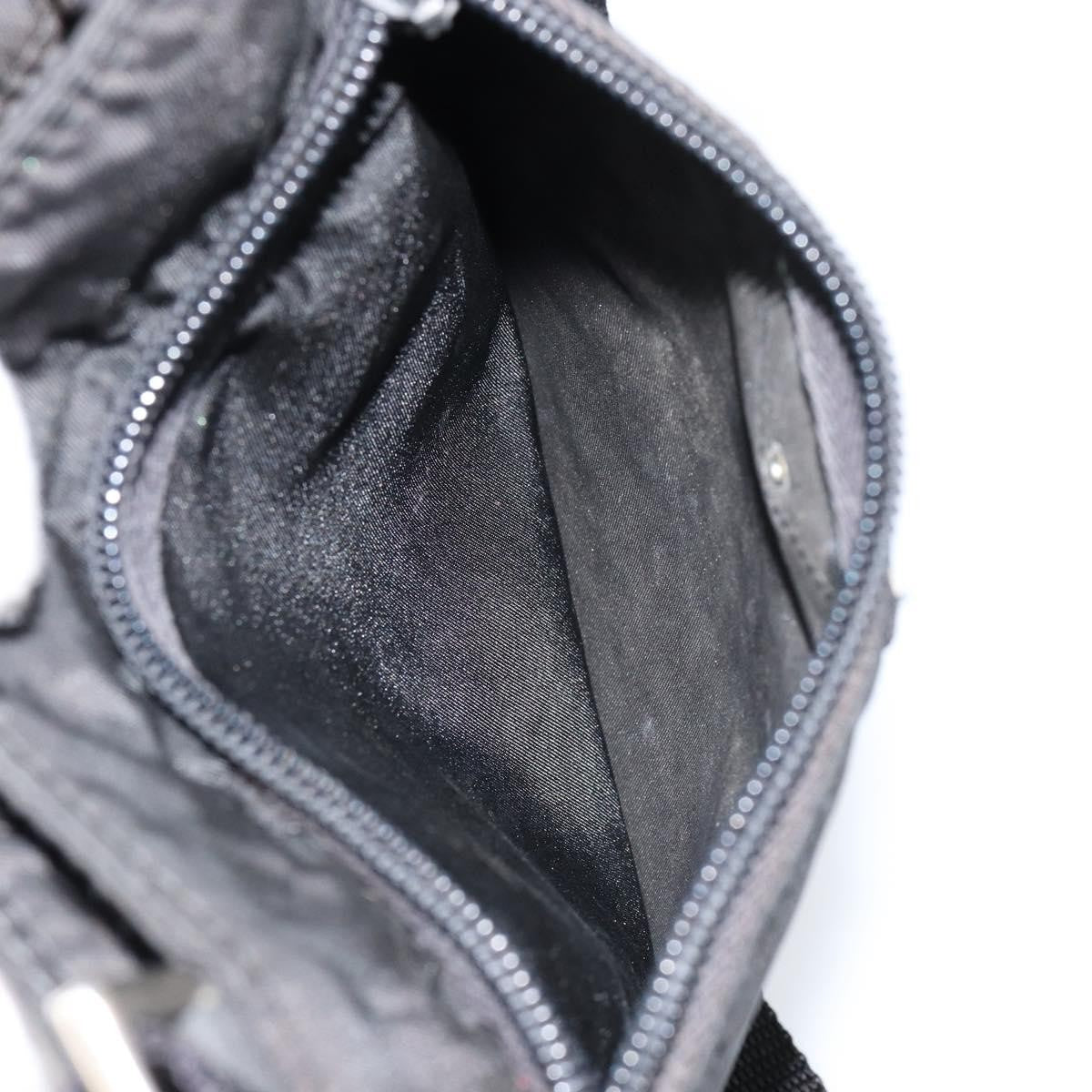 Prada Flat Messenger Bag Tessuto, BLACK, NYLON, Shoulder bag