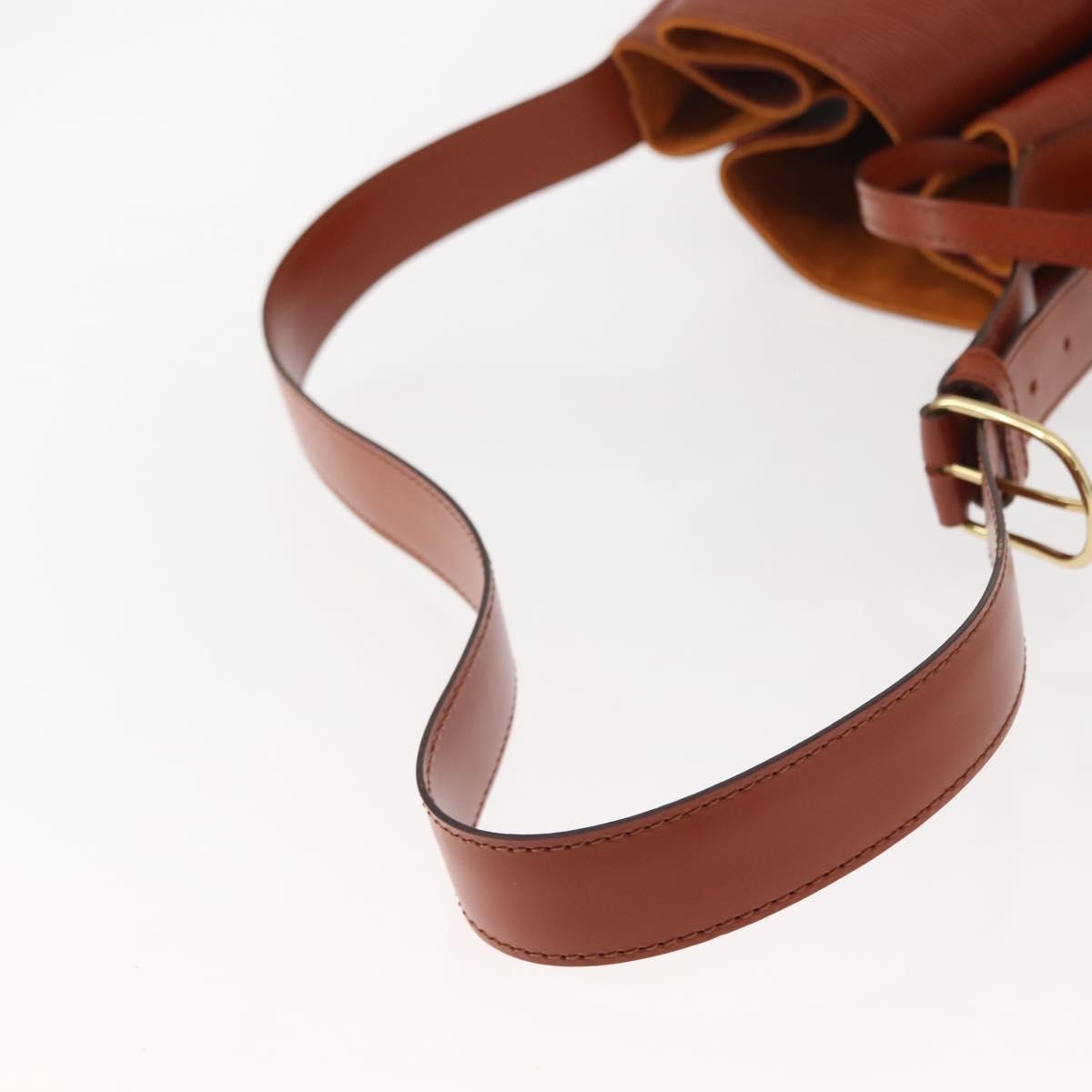 Louis Vuitton Vintage Sac d'Epaule Handbag Epi Leather, BROWN, LEATHER, Shoulder bag