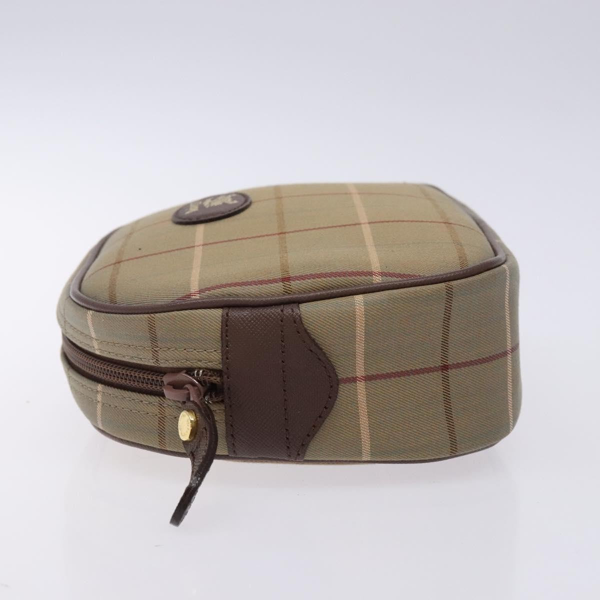 Burberry Nova check Pochette Canvas, BEIGE, CANVAS, Clutche & pouche