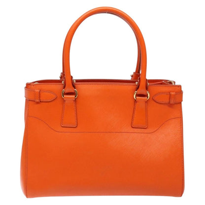 Salvatore Ferragamo Batik Tote Leather, ORANGE, LEATHER, Tote bag