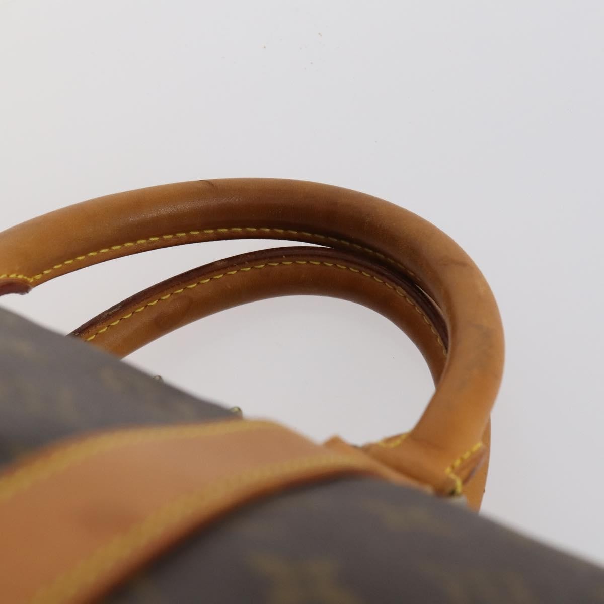 Louis Vuitton Keepall Bag Monogram Canvas, BROWN, CANVAS, Travel bag