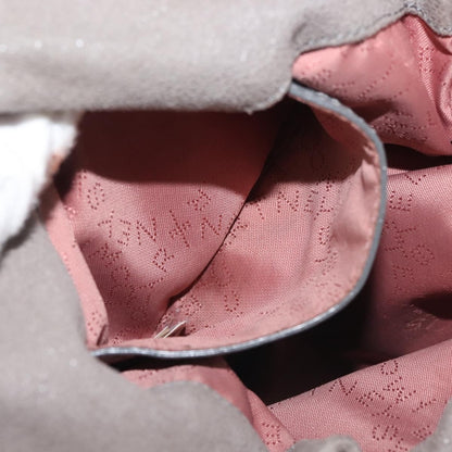 Stella McCartney Falabella Fold Over Crossbody Bag Suede, GRAY, SUEDE, Crossbody bag