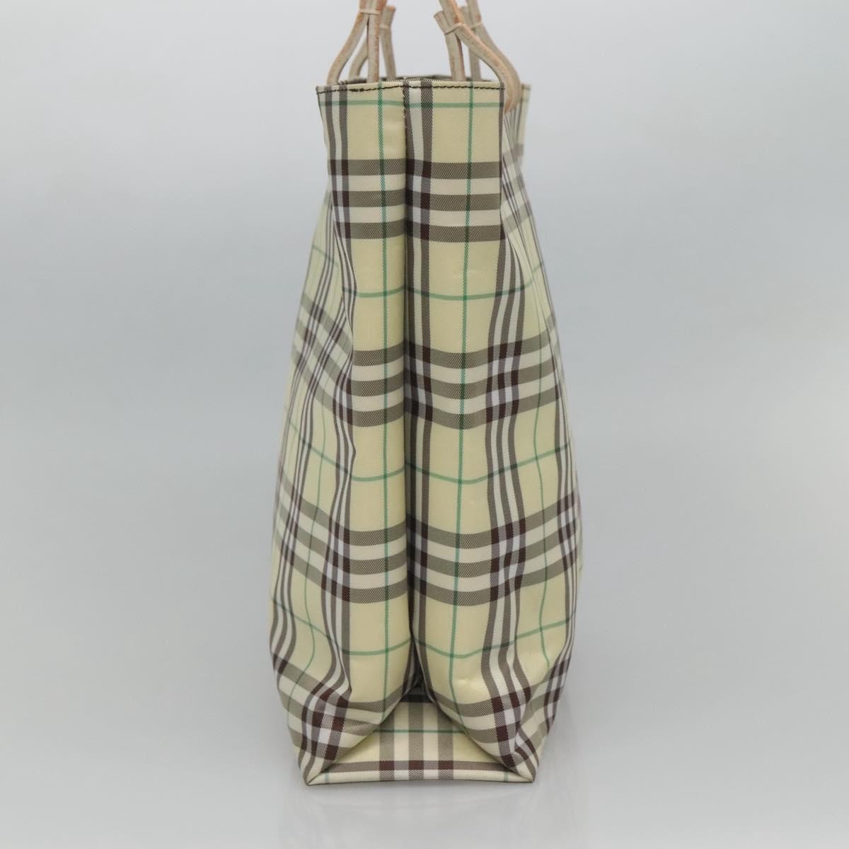 Burberry Nova Handbag Check Pattern, GREEN, NYLON, Handbag