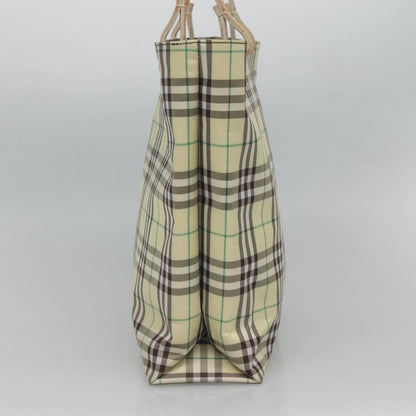 Burberry Nova Handbag Check Pattern, GREEN, NYLON, Handbag